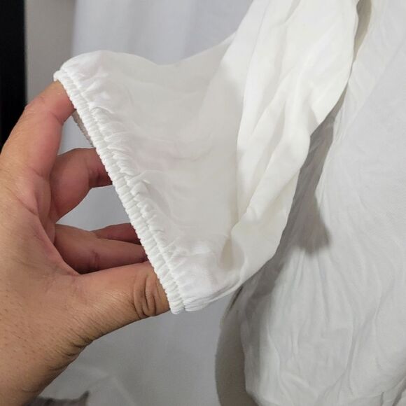 Francesca's blue rain crochet blouse - Picture 7 of 10